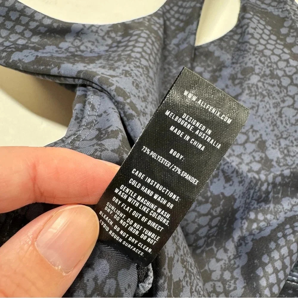 Allfenix Indie Python Animal Print High Neck Spor… - image 8